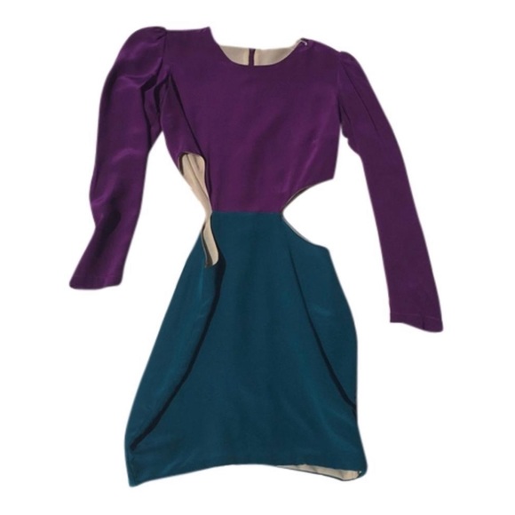 NAVEN Long Sleeve Cutout Dress - Picture 4 of 7